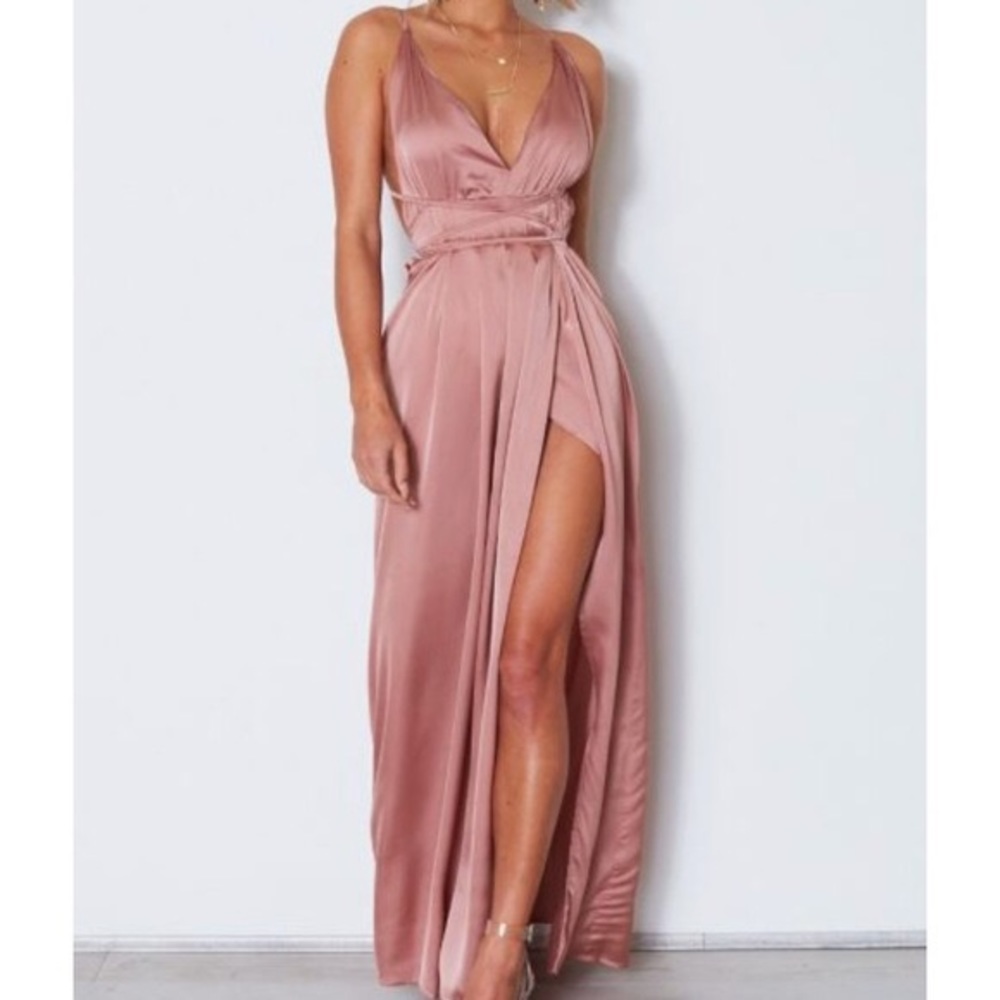 Akela Maxi Dress Dusty Pink